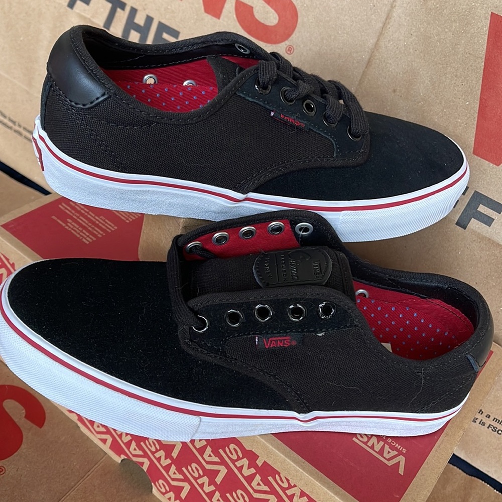 Vans Chima Ferguson Pro Black/White/Chili Pepper sneakers WMNS - Picture 11 of 16